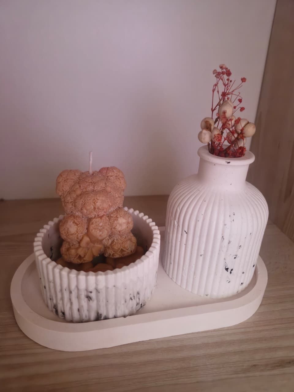 Piezas decorativas de yeso cerámico